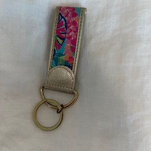Lilly Pulitzer key chain ring